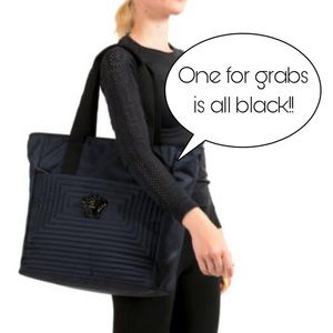 Versace 2021 black Medusa tote Bag. Like new condition!